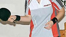 Diana Eichhorn-Schindler von der TS Kronach blieb beim 8:4-Sieg in Mistelgau im Einzel und im Doppel ungeschlagen. Foto: Hans Franz