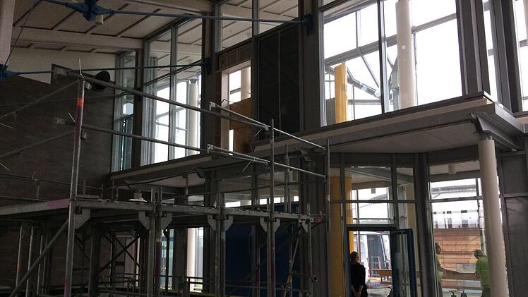 Blick in die Baustelle der Therme Natur in Bad RodachOliver Schmidt