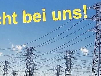 Mit diesem Plakat traten Politiker aus der Region geschlossen gegen weitere Stromtrassen an. Nun steht eine Protestaktion in Redwitz bevor.