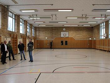 Die Turnhalle der Lucas-Cranach-Schule wurde generalsaniert. Vieles wurde erneuert, wenngleich der Hallenboden und die Decke erhalten werden konnten. Foto: Alexander Löffler