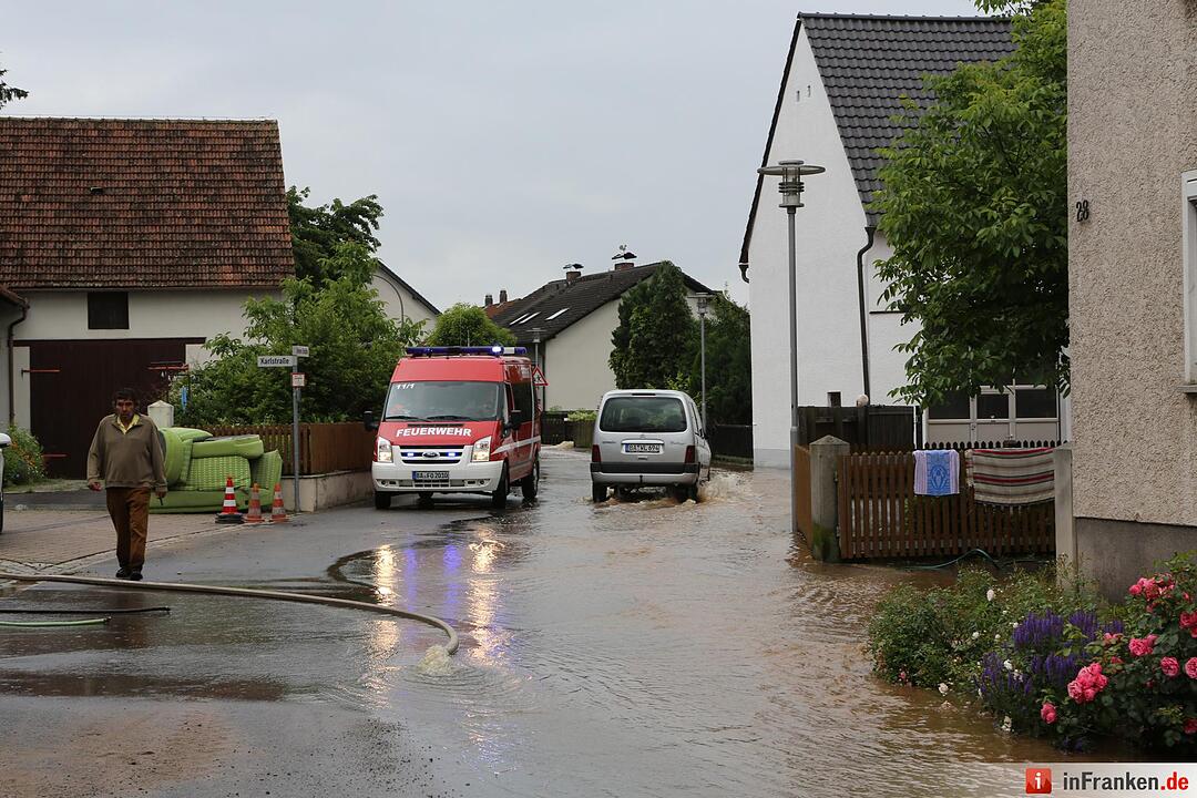 Hochwasser Landkreis Bamberg III - Oberhaid