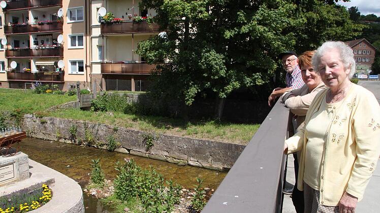 Else Prause (vorne) hat sich für das "Sauerbrönnskärrnje" eingesetzt. Foto: Ulrike Müller
