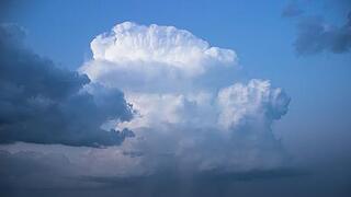 Unwetter über Unterfranken