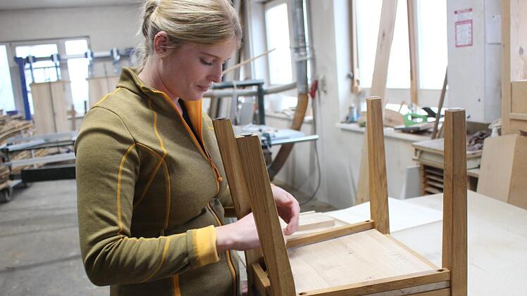 Susanna Preis bei der Arbeit    Foto: Yannick Hupfer