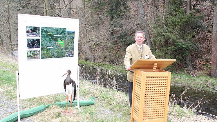 Fritz Maier bei der Begrüßung  Foto: Friedwald Schedel