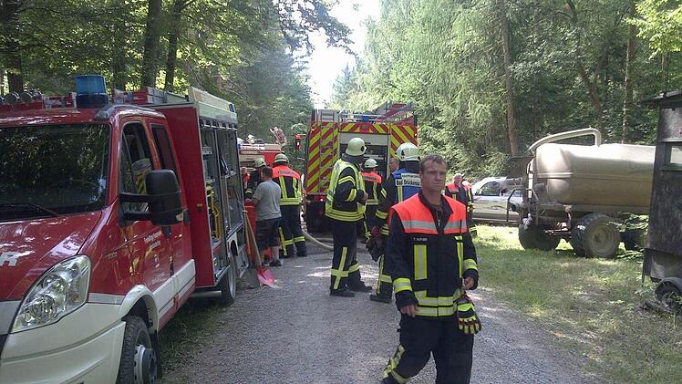Bilder vom Einsatz bei Untergeiersnest. Foto: Michael Krug
