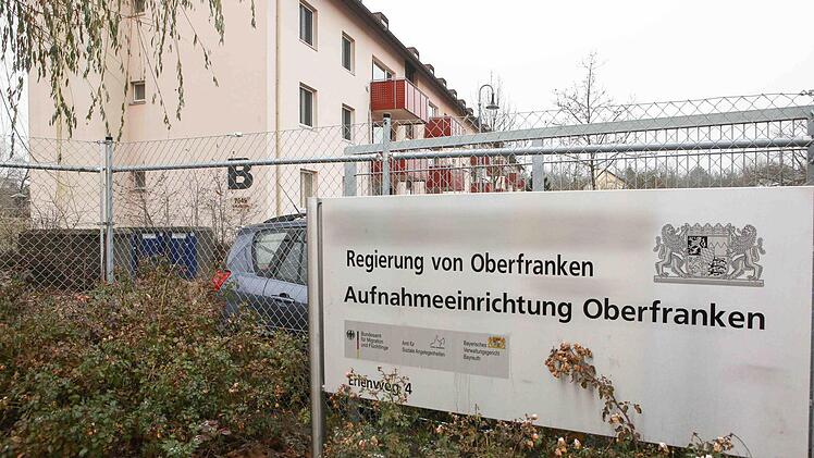Einblicke vom Gelände der Aufnahmeeinrichtung. Foto: Harald Rieger