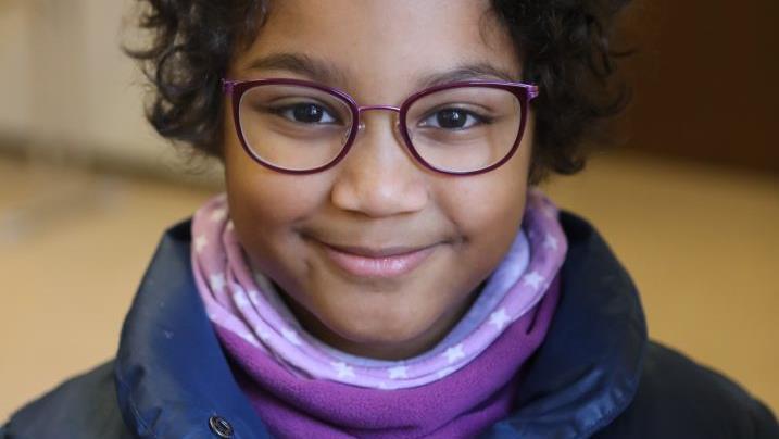 Samira fand ihre allererste Vorlesung an der Bamberger Kinder-Uni "sehr schön und spannend". Foto: Barbara Herbst