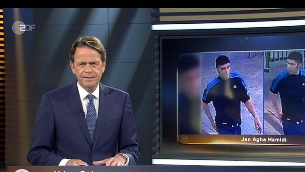 "Aktenzeichen XY ungel&ouml;st"-Moderater Rudi Cerne stellte den Kronacher Fall im ZDF-Studio vor.  Repro:  ZDF Mediathek