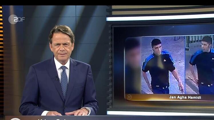 "Aktenzeichen XY ungelöst"-Moderater Rudi Cerne stellte den Kronacher Fall im ZDF-Studio vor.  Repro:  ZDF Mediathek