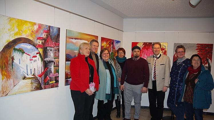 Impressionen von der Ausstellungser&ouml;ffnung. Foto: Heike Sch&uuml;lein