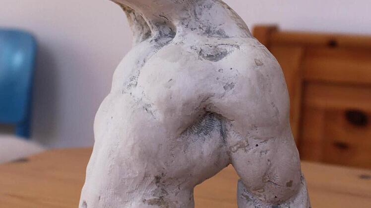 Der Entwurf von Reinharts "Terra madre" aus Ton.  Foto: privat