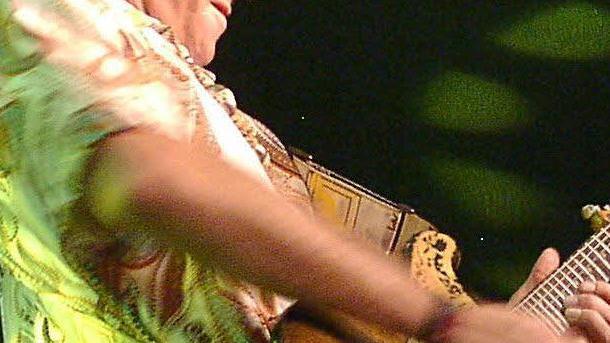 Er hatte wohl bisher die weiteste Anreise: Fernando Noronha aus Brasilien gastierte 2002 bei den Blues Tagen.