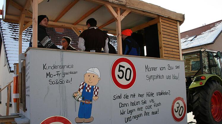 Faschingsumzug in Gefäll. Foto: Gabriele Sell