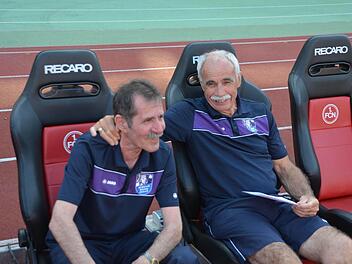 Helmut Zametzer (l) geht in den Ruhestand. Foto: FC Eintracht Bamberg