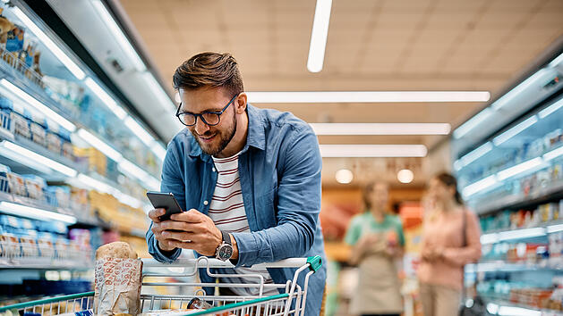 Einkaufen, Supermarkt, App