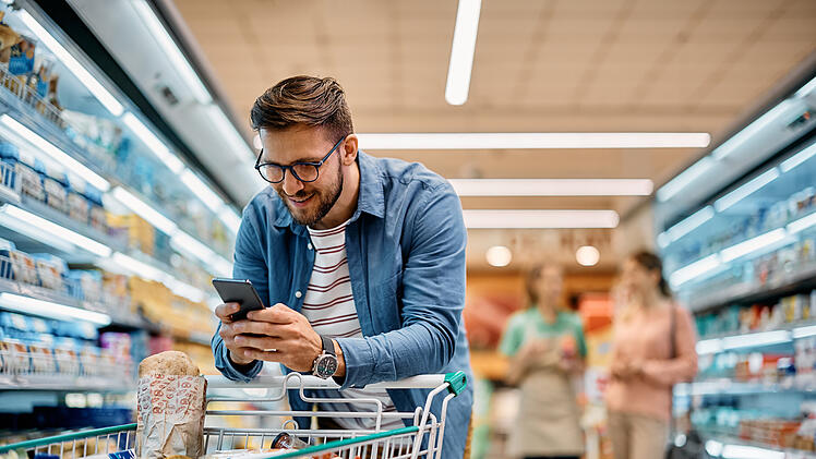 Einkaufen, Supermarkt, App
