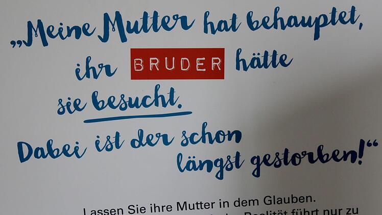 Schon kleine Hinweise können Demenzkranken helfen. Foto: Werner Vogel