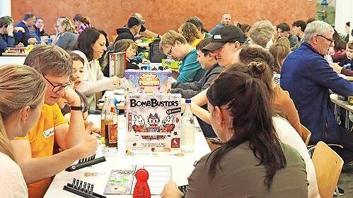 Auch das Spiel des Jahres „Bomb Busters“ konnte ausprobiert werden.