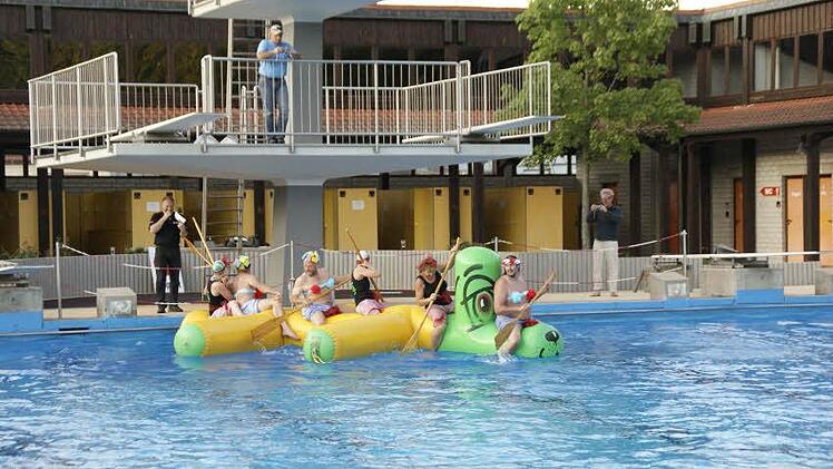 Eine von vielen Veranstaltungen im Jahr 2013 ist das 75jährige Bestehen des Freibads Eltmann. Dabei dürfte es ähnlich lustige Wettbewerbe geben wie bei der Eröffnung des Kinosommers im vergangenen Jahr.Foto: FT-Archiv