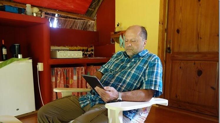 Dank Recherche per Laptop und Flexibilität ist es Jochen und Angela Schirmer gelungen, in letzter Minute über den Flughafen Punta Cana auszureisen.  Foto: privat