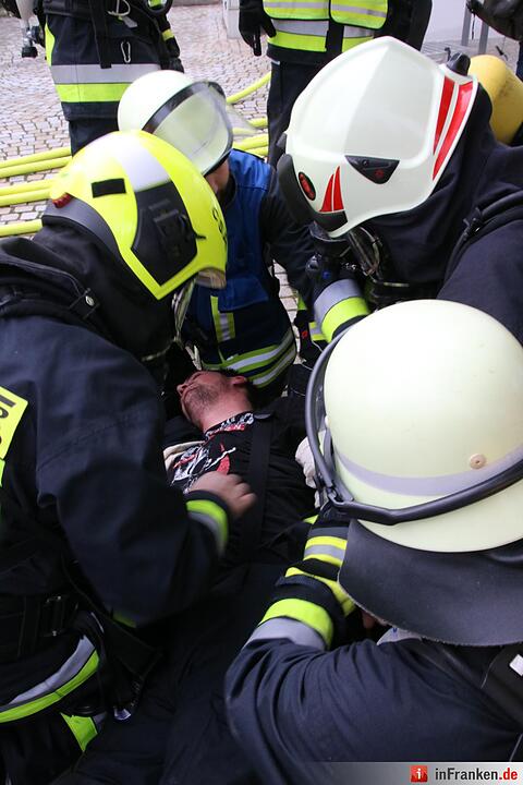 Feuerwehr Hollfeld Großübung