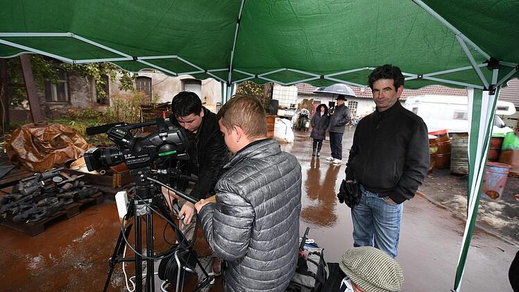 Bild vom Filmset "Dylan Papermoon" Foto: Ronald Rinklef