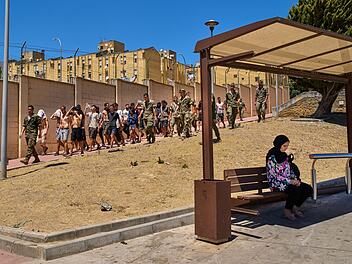 Migranten in Spanien - Ceuta