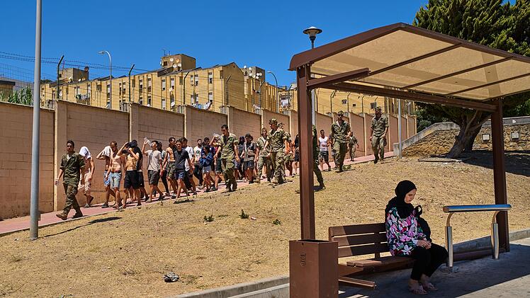 Migranten in Spanien - Ceuta