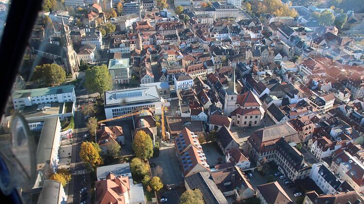 Das Landratsamt aus der Luft. Foto: Ralf Ruppert