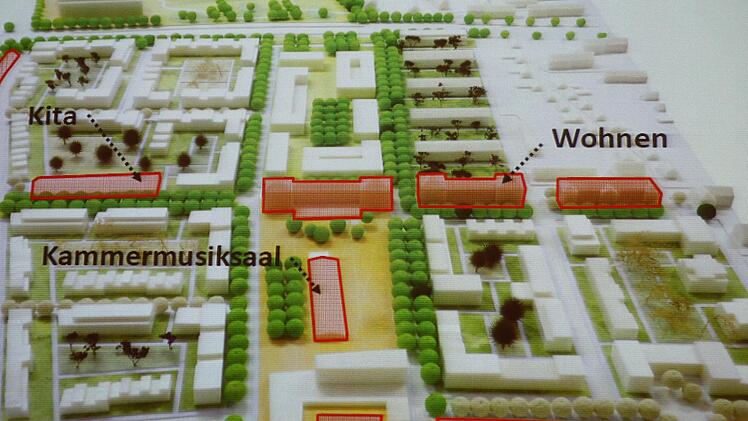 Kammermusiksaal für die Lagarde-Kaserne.