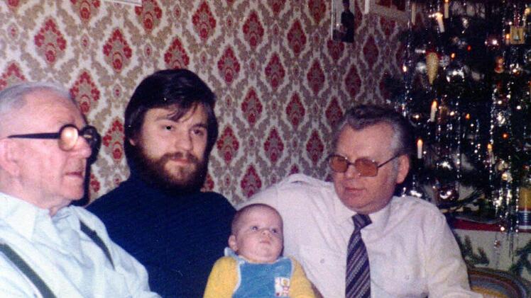 Vier Generationen Herrnlebens: Hans, Wolfgang, Adolf und Klein Florian Foto: privat