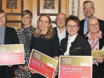Die Gewinner des Schaufensterwettbewerbs 2019 Foto: Wolfgang Desombre