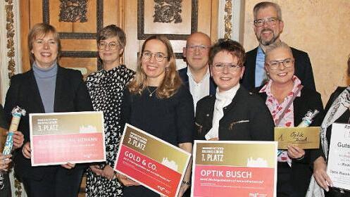 Die Gewinner des Schaufensterwettbewerbs 2019 Foto: Wolfgang Desombre