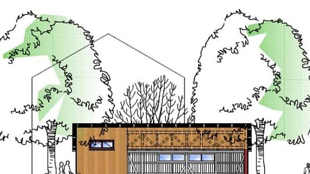 Geplante Gestaltung des Mühlenplatzes  in Buchbach  Skizze: Gemeinde Steinbach/W.