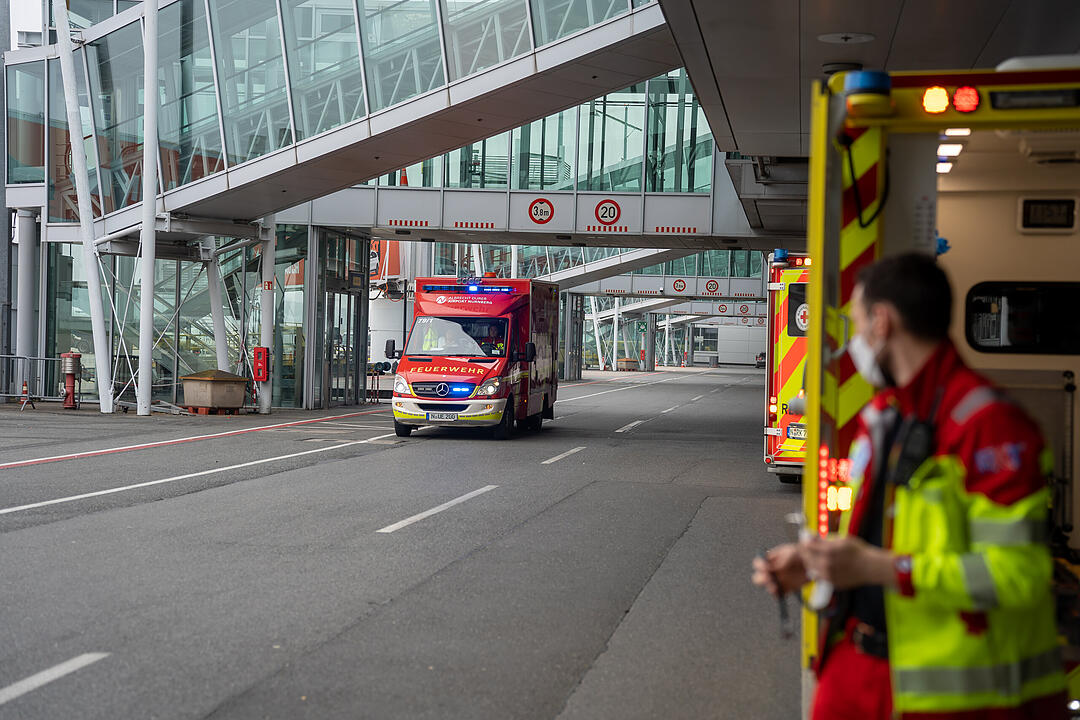 Großübung am Nürnberger Flughafen