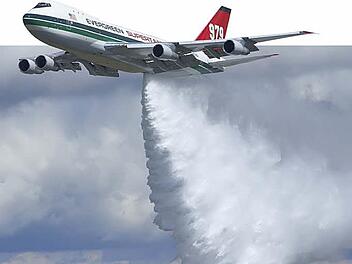 So ein "Super-Tanker" fehlt in Deutschland aktuell, um vor drohenden Waldbränden gerüstet zu sein. Symbolbild. Foto: Thomas Frey/dpa