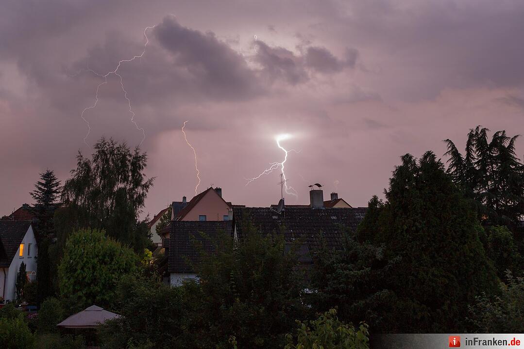 Gewitter ueber Fuerth