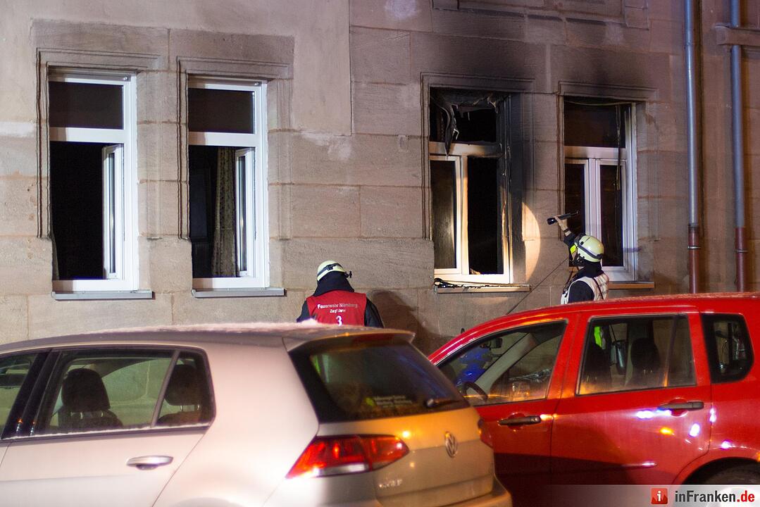 Frau stirbt bei Wohnungsbrand in Nürnberg