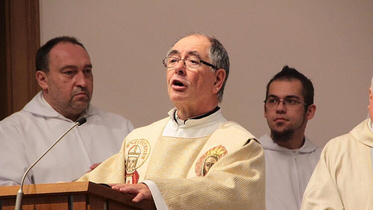 Festgottesdienst in der Begegnungsstätte Heroldsbach.  Josef Hofbauer
