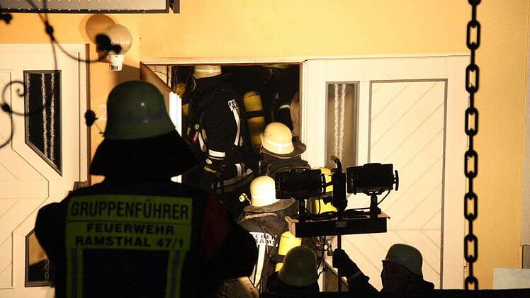 Brand in Wirmsthal, Donnerstag, 9. April 2015