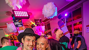 Beste Partystimmung in der Stadthalle