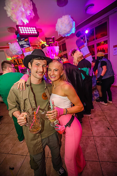 Beste Partystimmung in der Stadthalle