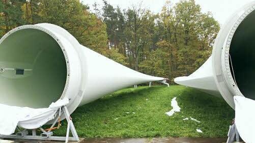 Wie im Herbst 2012 in Mühlhausen könnte es auch bald in Lonnerstadt aussehen, wenn dort neue Windräder gebaut werden.   Fotos: Archiv/Andreas Dorsch