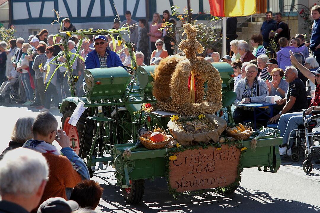 Erntedankumzug in Neubrunn