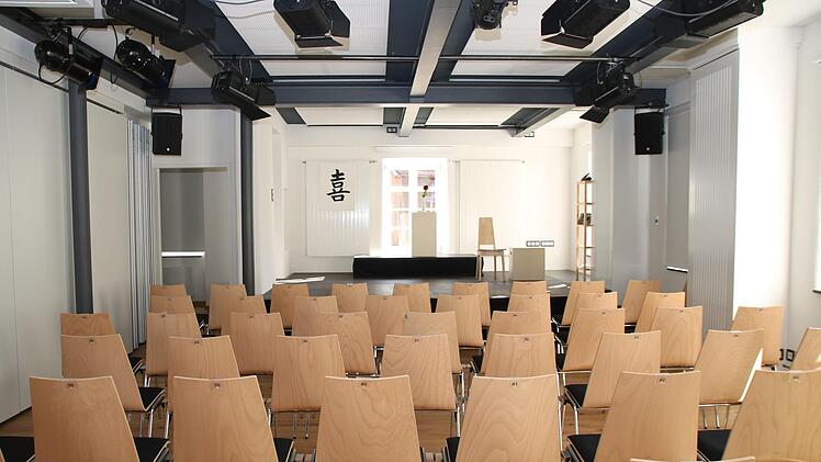 Im ersten Obergeschoss wurde ein Veranstaltungssaal geschaffen. Foto: Alexander Hartmann