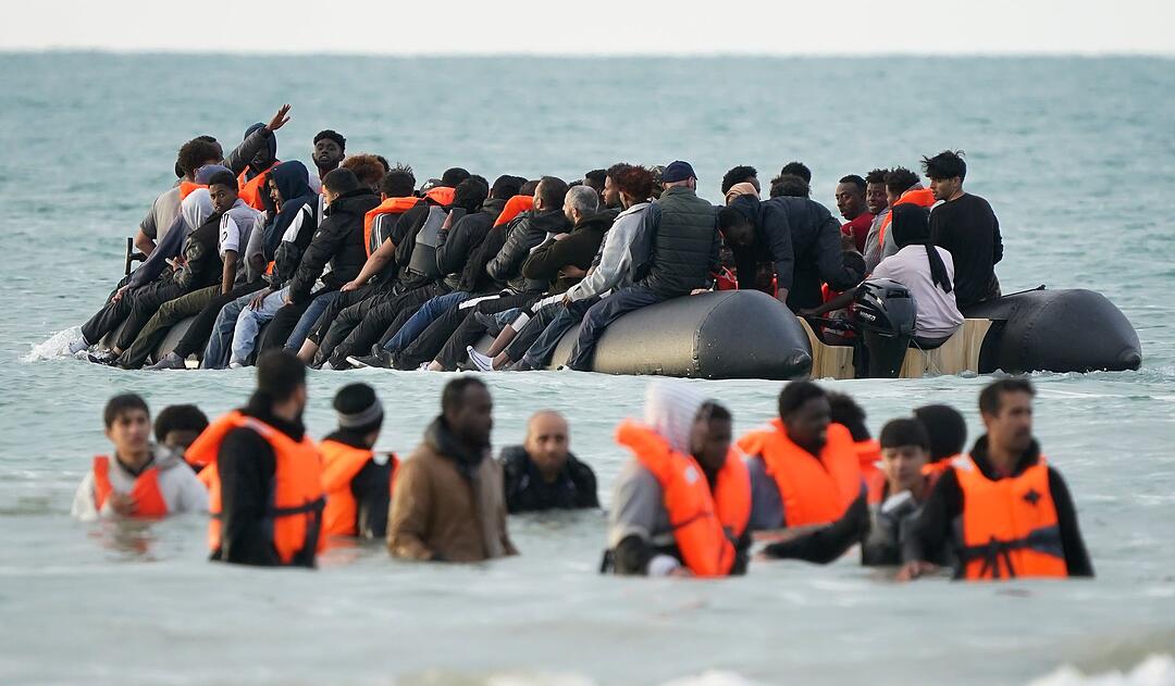 Migranten in Frankreich