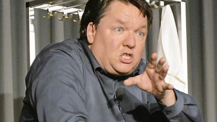 Helmut Schleich in voller Aktion.  Foto: Björn Hein