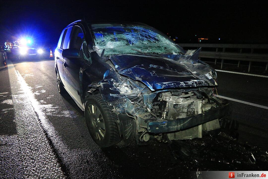 Unfall auf A73 bei Rödental
