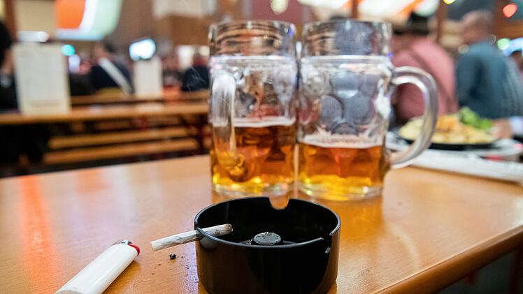 Zigaretten im Festzelt